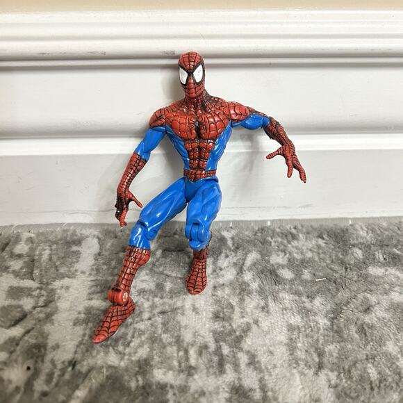 1997 ToyBiz Spider-Man Sneak Attack Web Catcher Spidey Trap Figure / Marvel - Picture 1 of 14